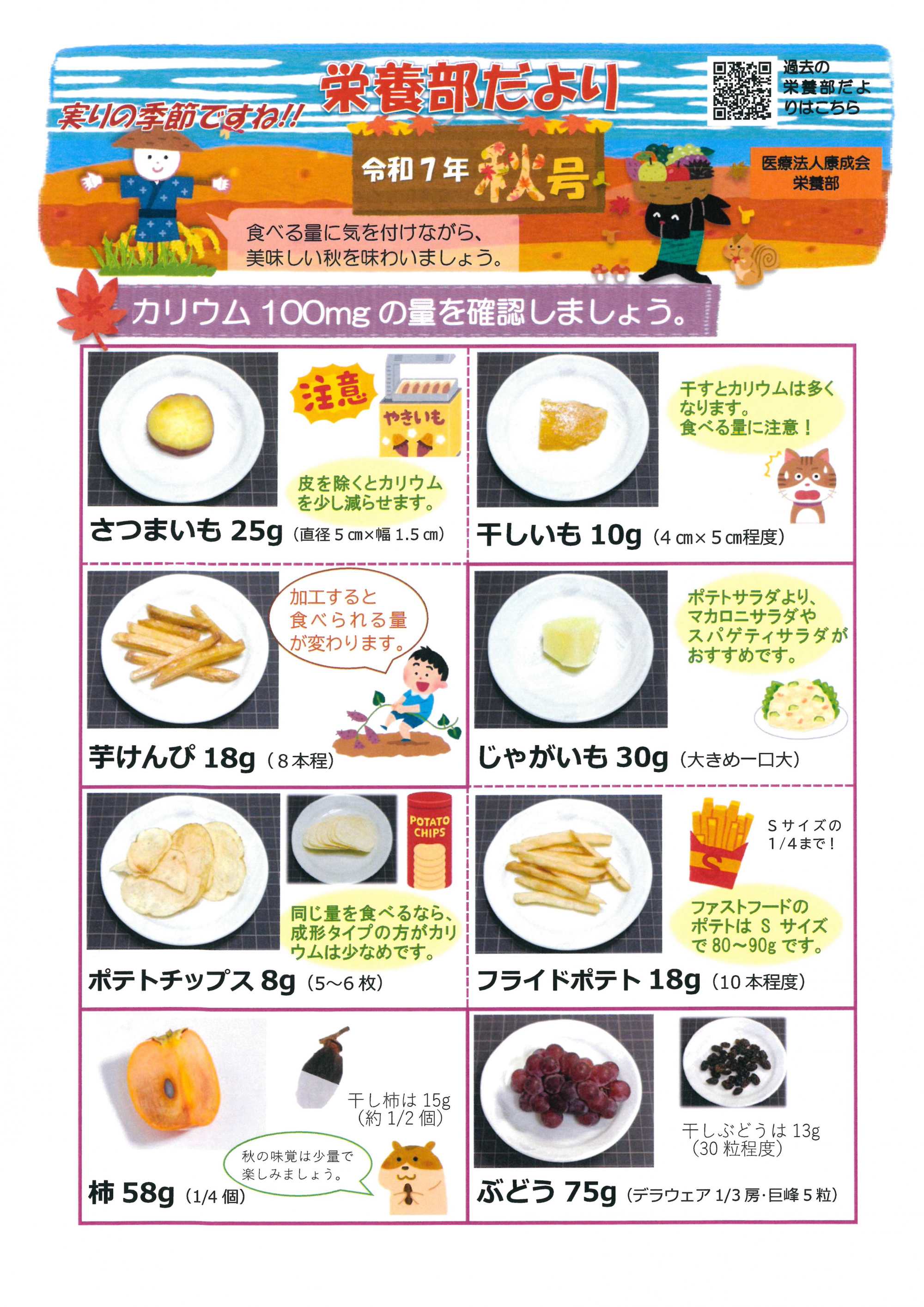 栄養部便り　令和7年秋号