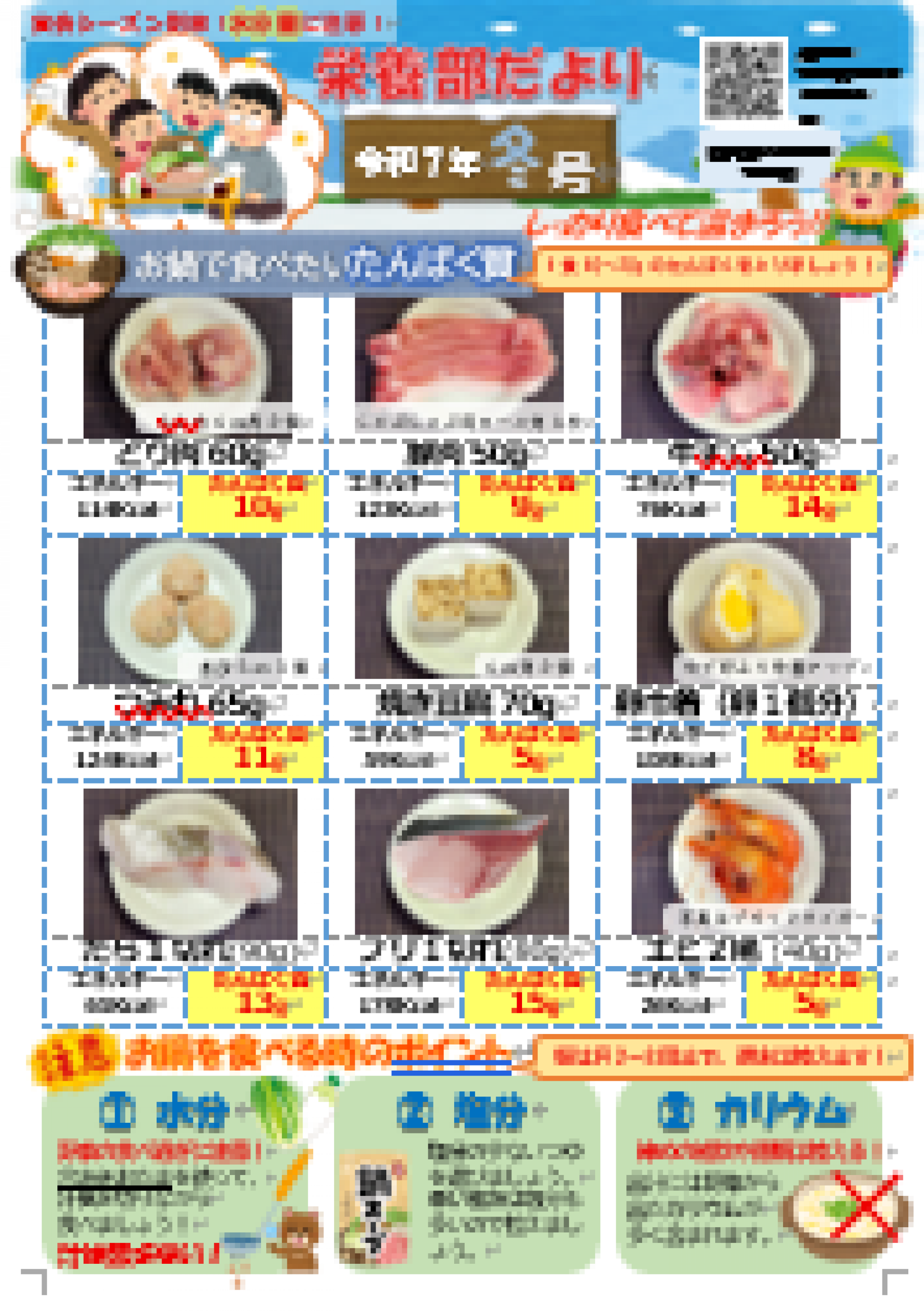 栄養部便り　令和7年冬号