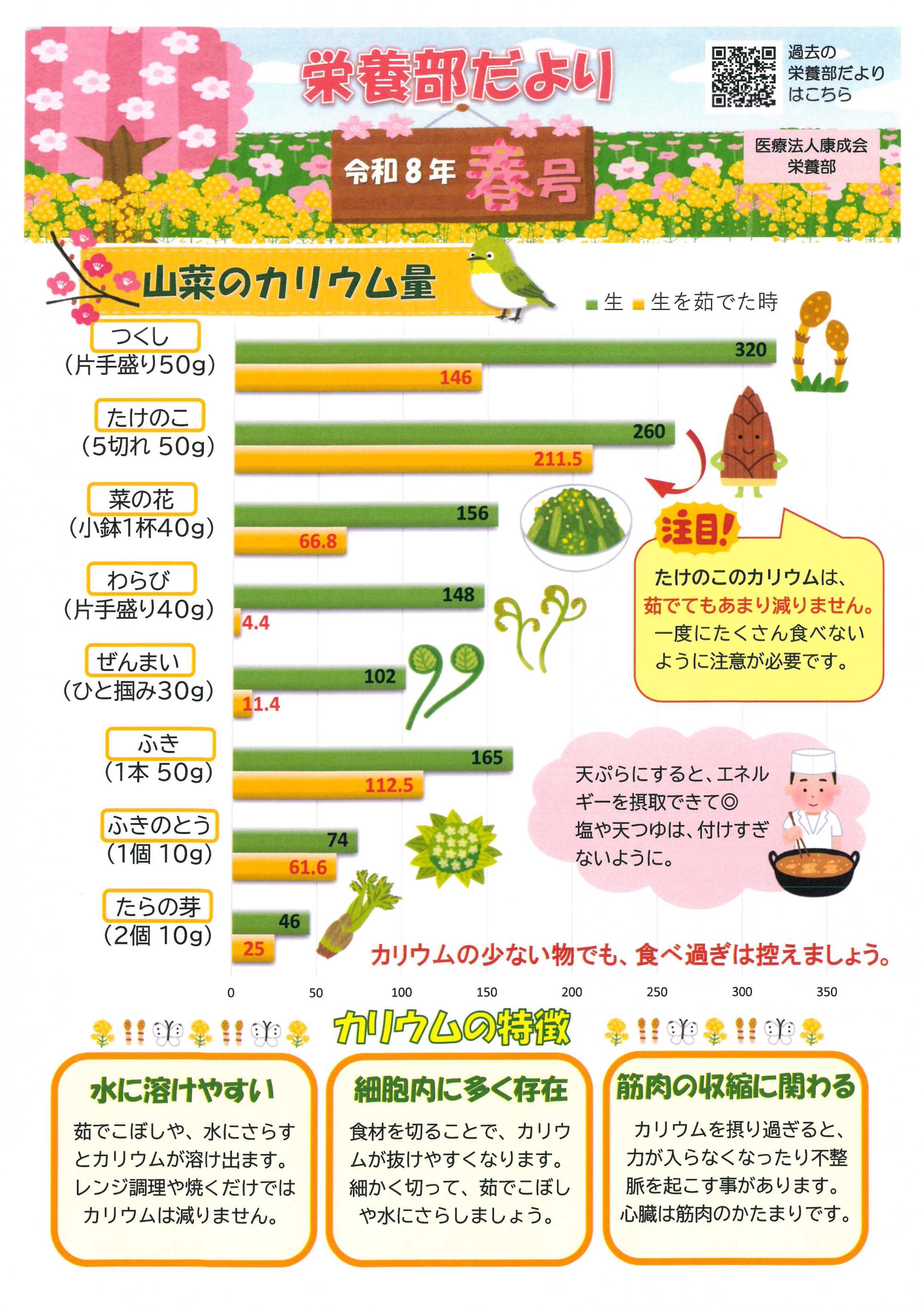 栄養部便り　令和8年春号